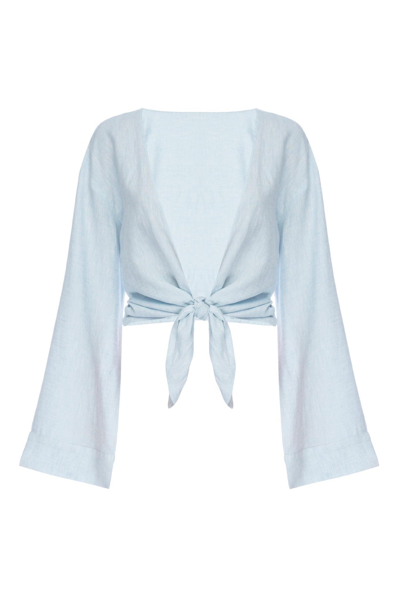 Load image into Gallery viewer, Tahiti Tie Top - Sky Blue